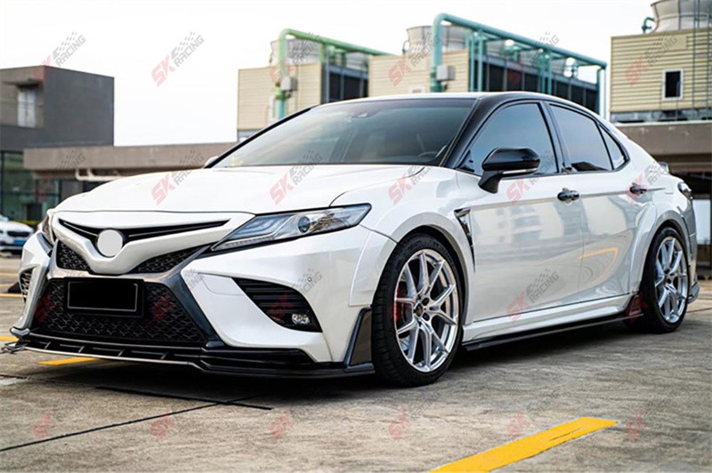 Unpainted ABS Fender Flares Wide Body Exterior For 2018-24 Toyota Camry SE XSE