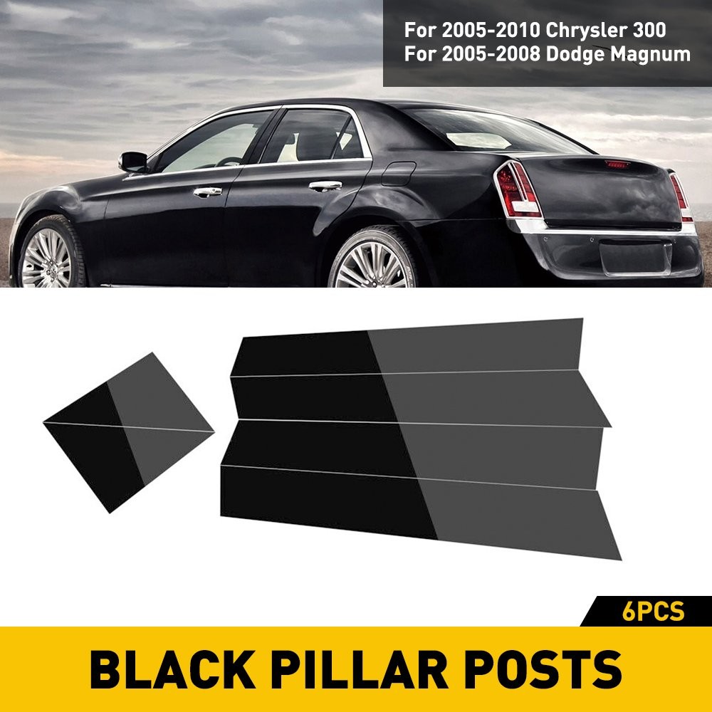 For 300C/ 2005-2010 Chrysler 300 Door Magnum Trims Pillar Post New