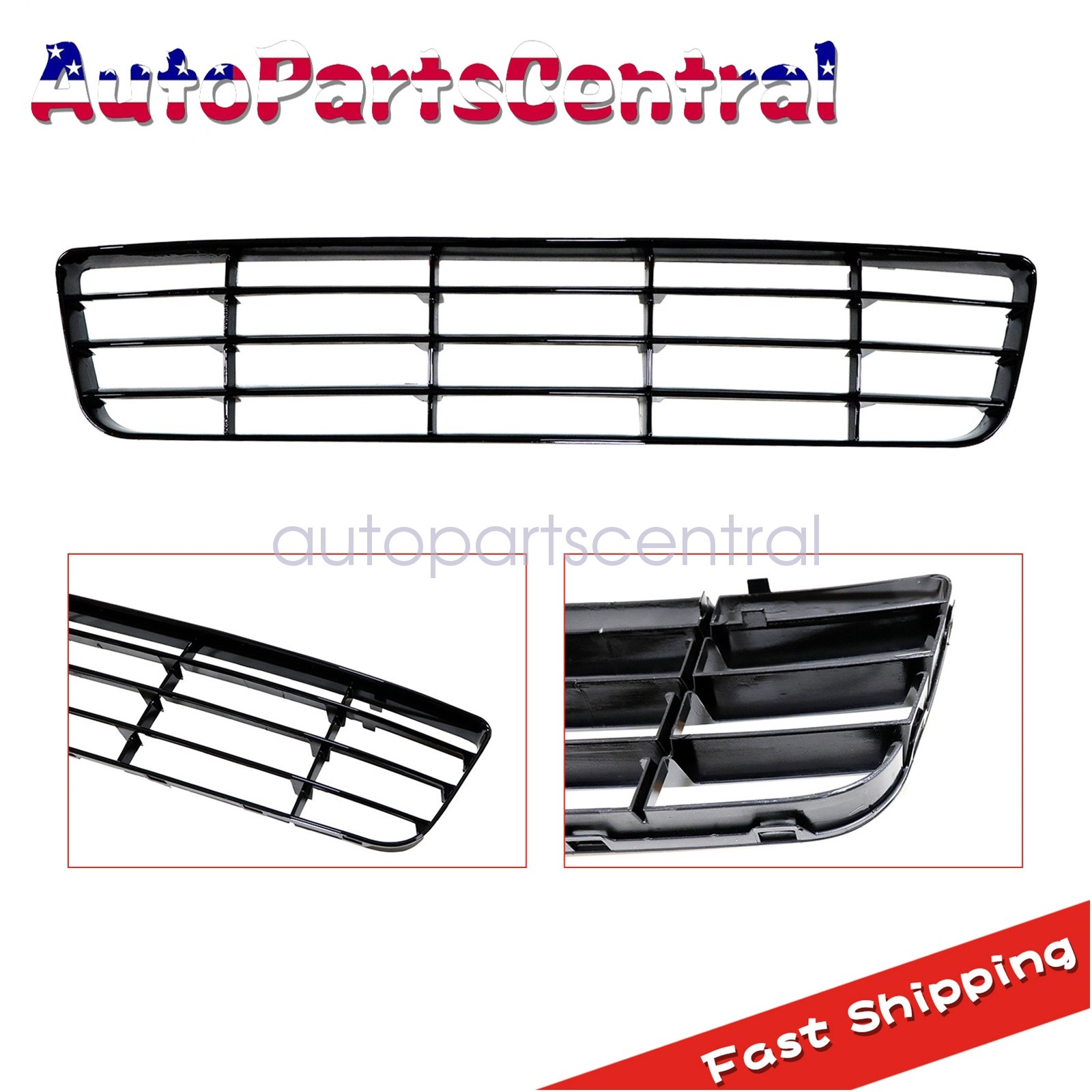 Bumper Grille Front Center Lower For 2012-2013 Volkswagen Golf R 5K0853671J041