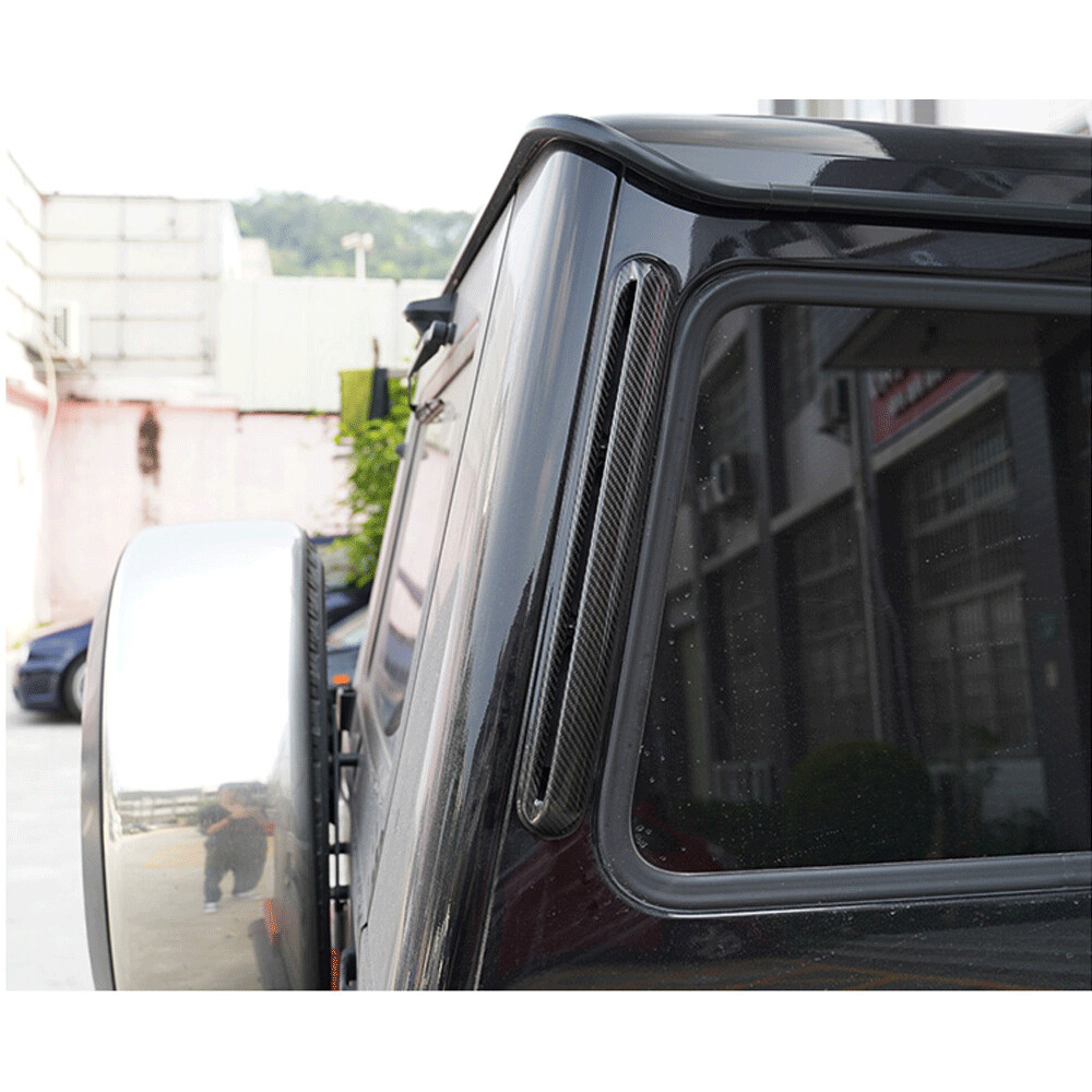For Benz G Class W463 G500 G63 G55 AMG Carbon Fiber Side Air Vent Cover C-Pillar