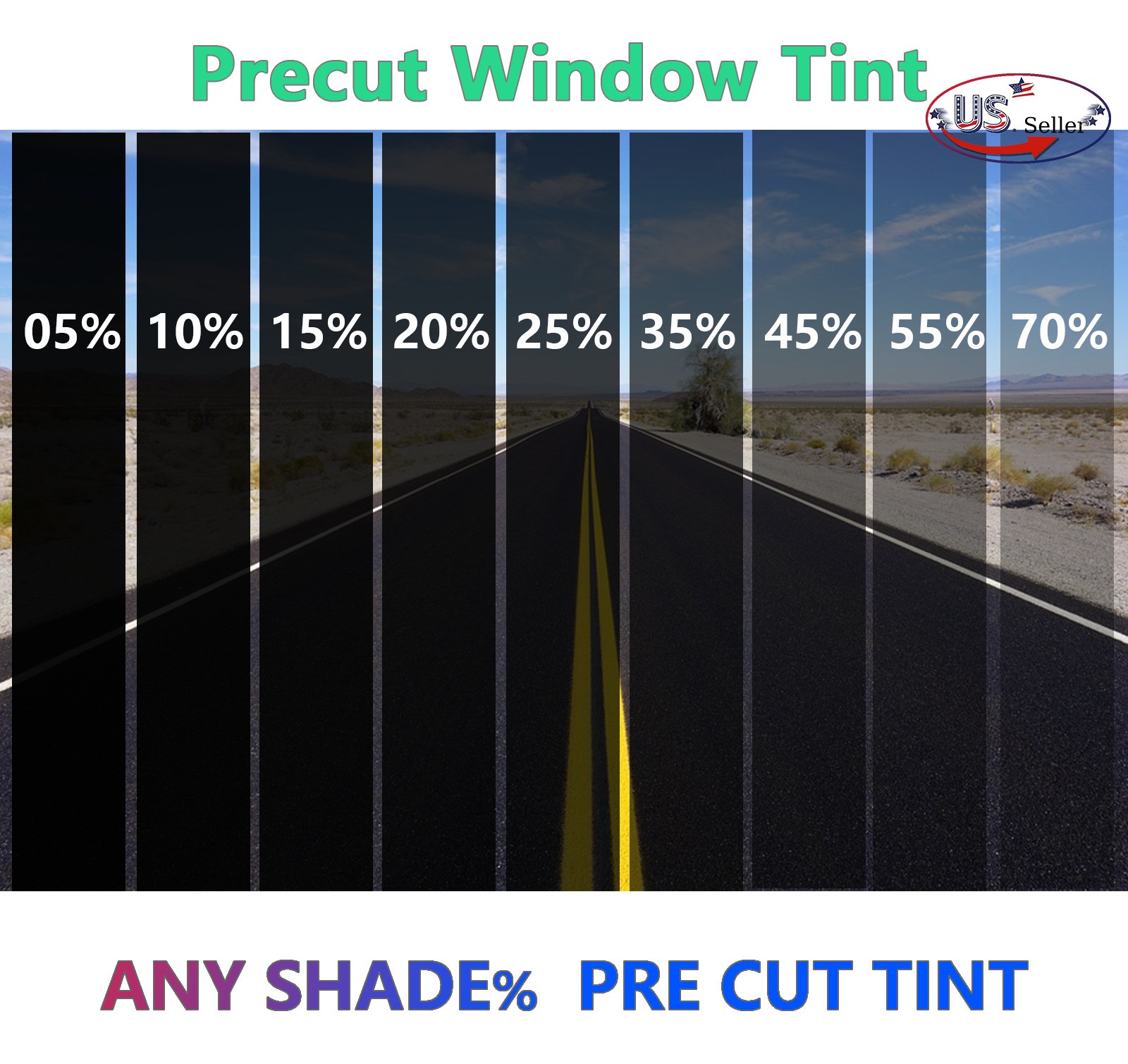 Window Privacy Film PreCut Window Tint 2Ply For 2018-2025 Jeep Wrangler JL 4door