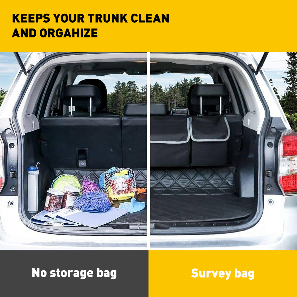 Multi-use Car Trunk Organizer Back Seat Storage Box Bag Oxford Car Accessories