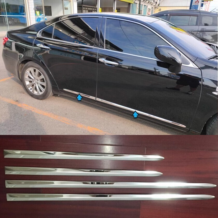Lexus ES350 Chrome Steel Door Molding Trim 2008-2012 Replacement