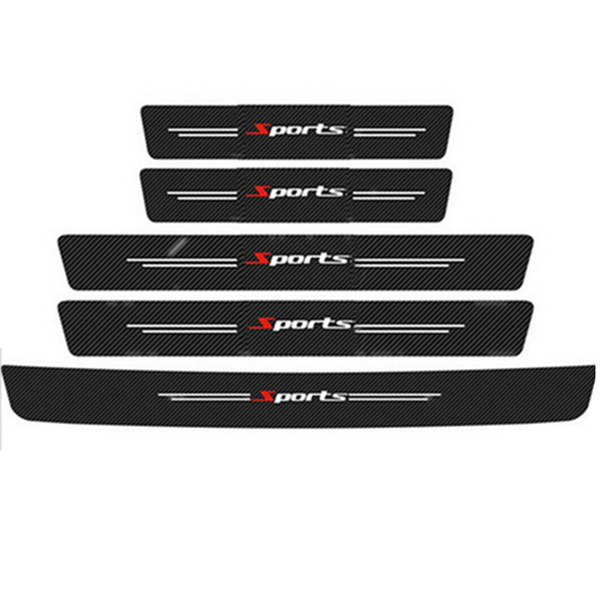 Car Door Plate Sill Scuff Cover Anti Scratch Decal Sticker Protector Universal