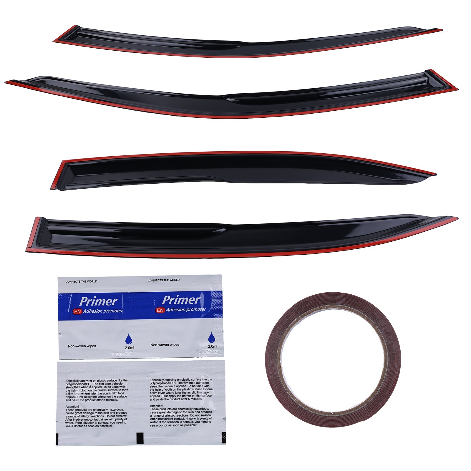 FOR LEXUS IS 200T 250 350 2014-20 OUT-CHANNEL STYLE WINDOW VISORS RAIN DEFLECTOR