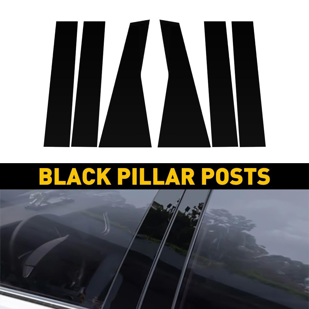 For 2012 2013 Honda 2014-2016 CR-V Glossy black Piano Door Pillar Post Trims US