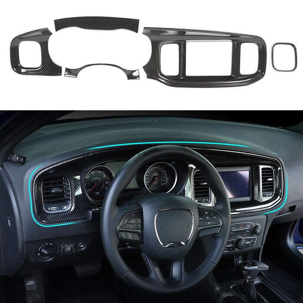 8.4” Screen Central Control Dashboard Panel Cover Trim for Dodge Charger 2015+