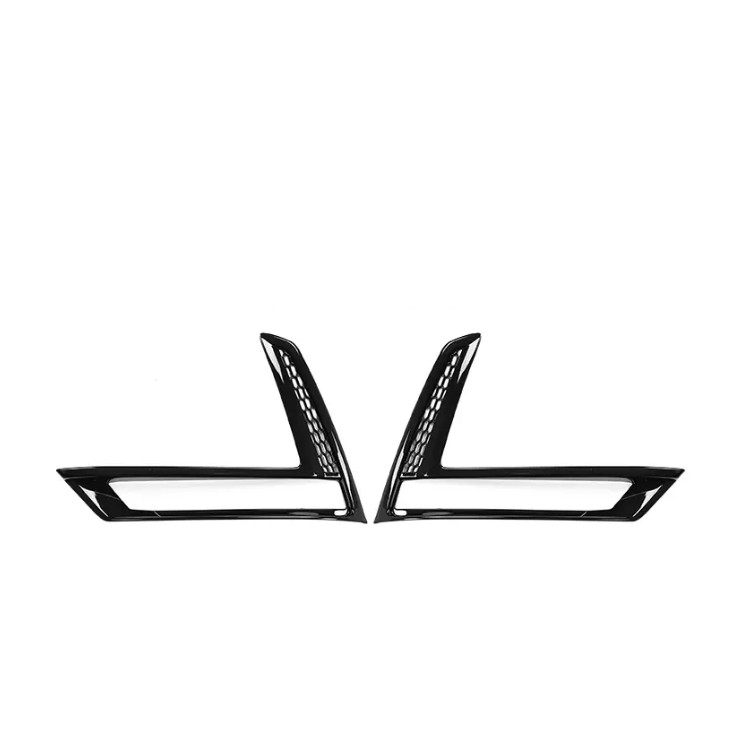 Bright Black Car Front Fog Light Lamp Cover Trim for Honda CRV CR-V 2023-2026