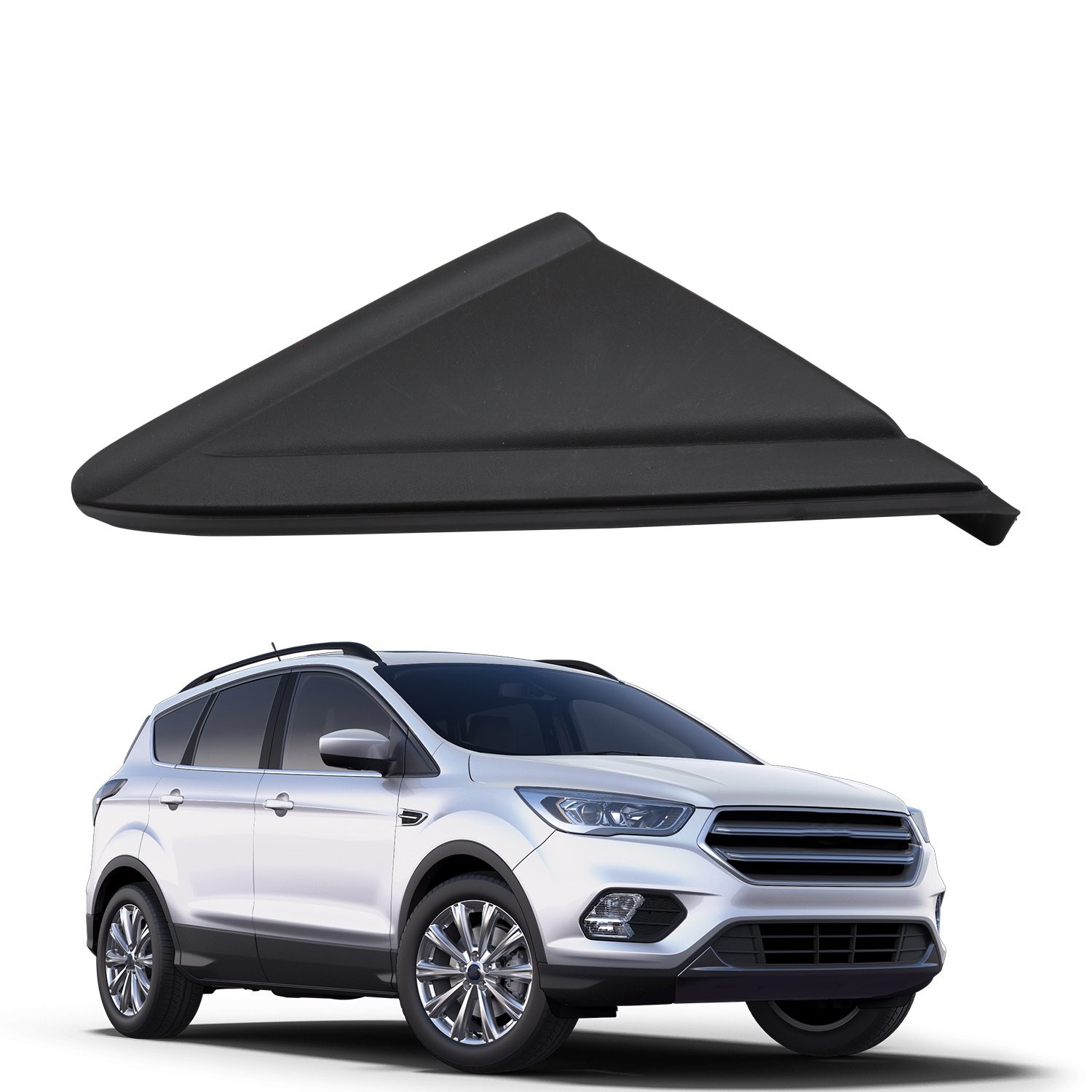 For Ford Escape Right 2013-2019 Side Rearview Mirror Triangle Molding Cover Trim