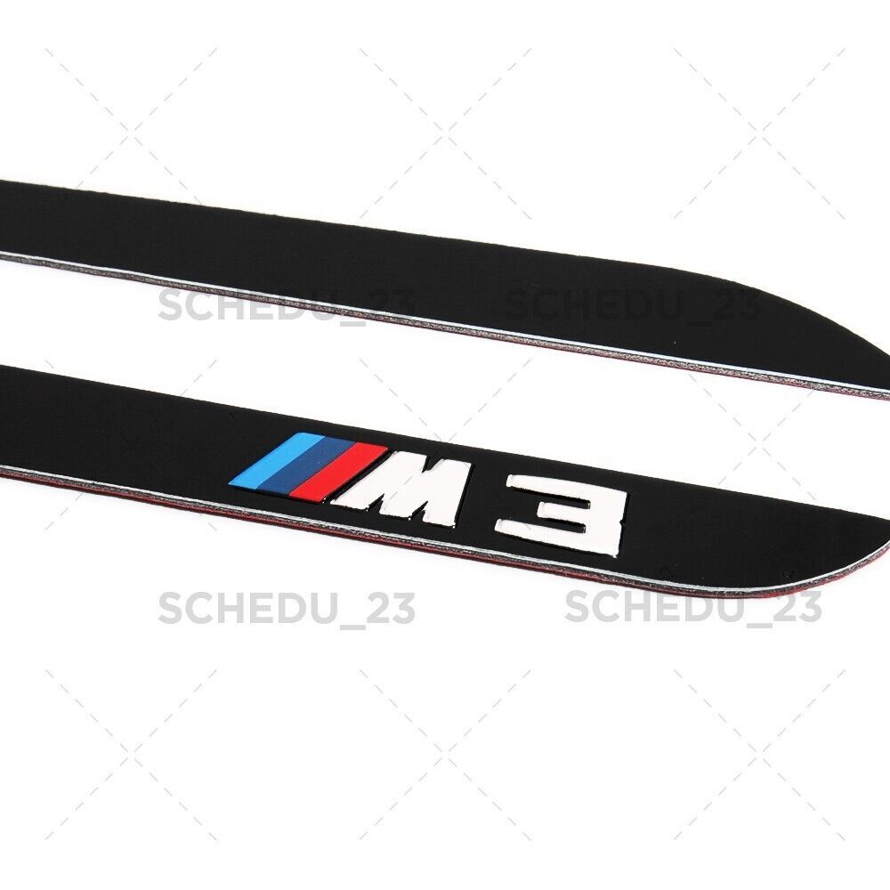 For BMW F80 M3 Side Fender Vent Marker Emblem Nameplate Badge Performance Black