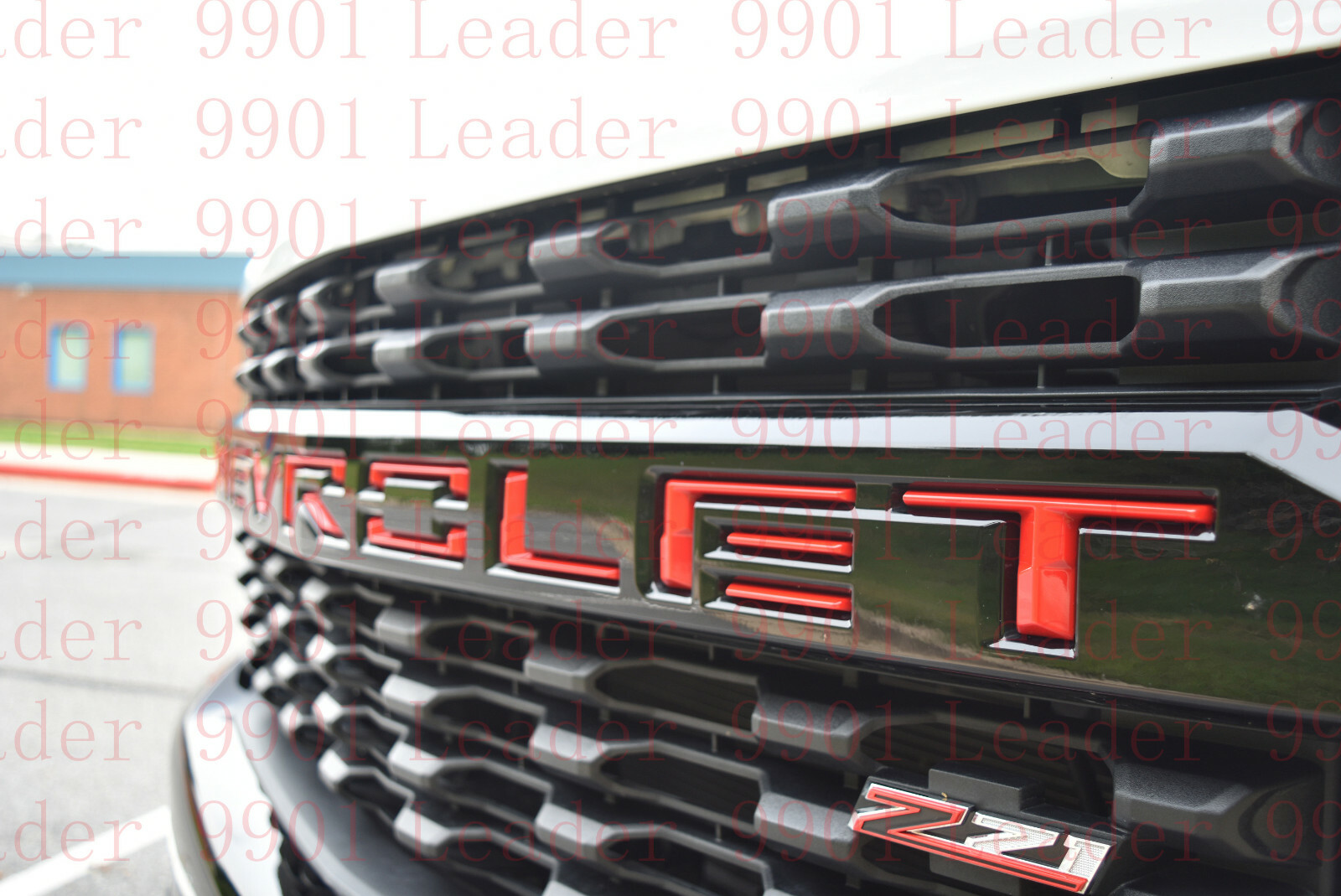 2019-2022 front grille letter inserts Fit Silverado 1500 Custom Red