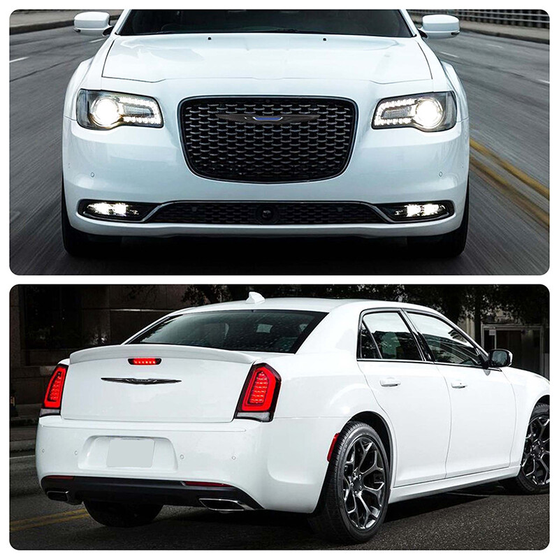 14xExterior Front & Rear Decoration Cover Accessories Trims For Chrysler 300 11+