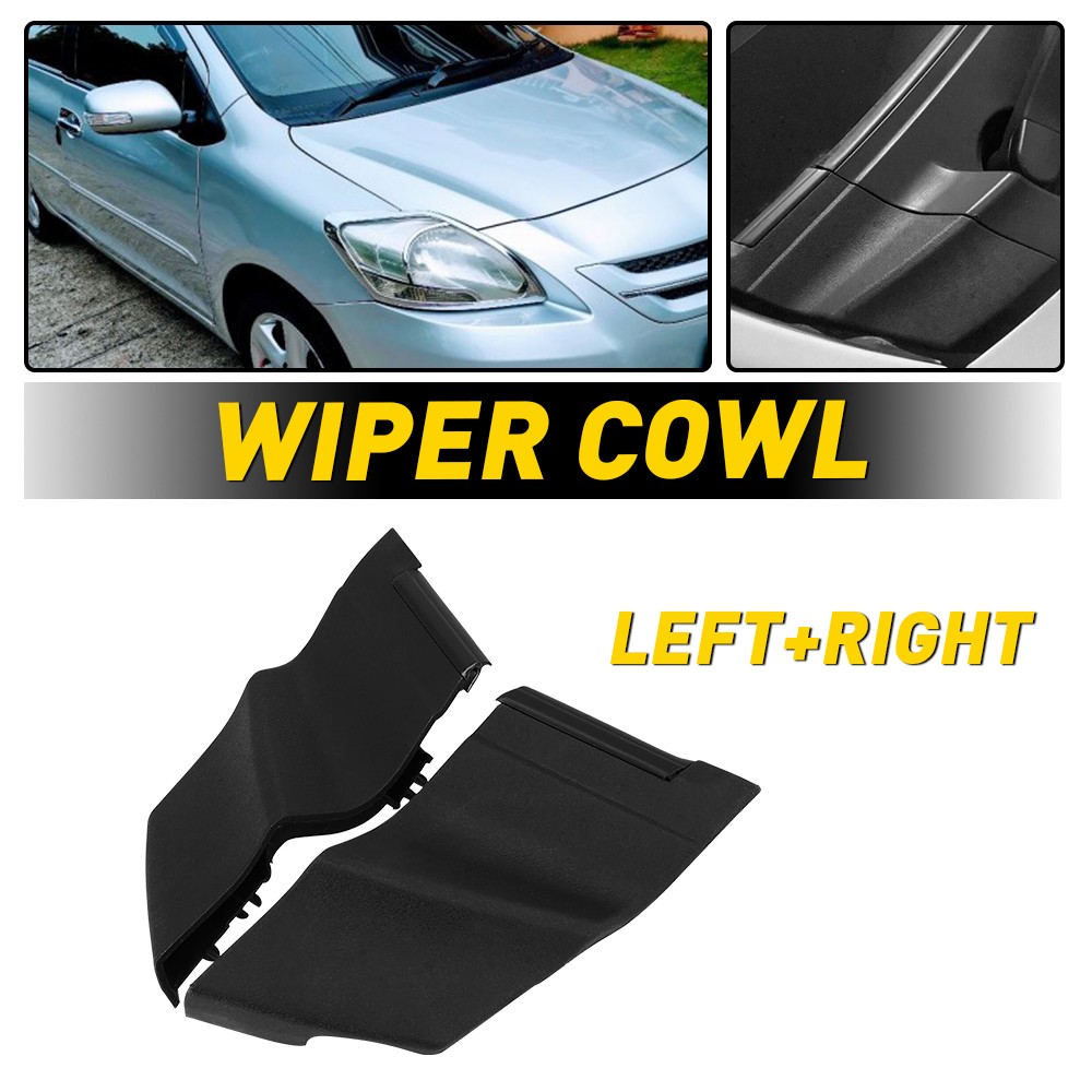 For 2006-2010 Toyota Yaris Pair Front Left & Right Windshield Wiper Cowl Cover