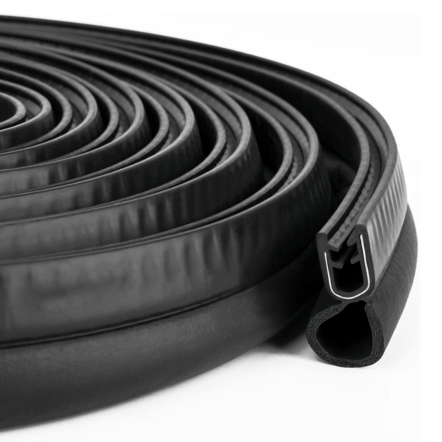 13 Feet EPDM Rubber Trim Seal with Top Bulb Fits for car and Home Applications