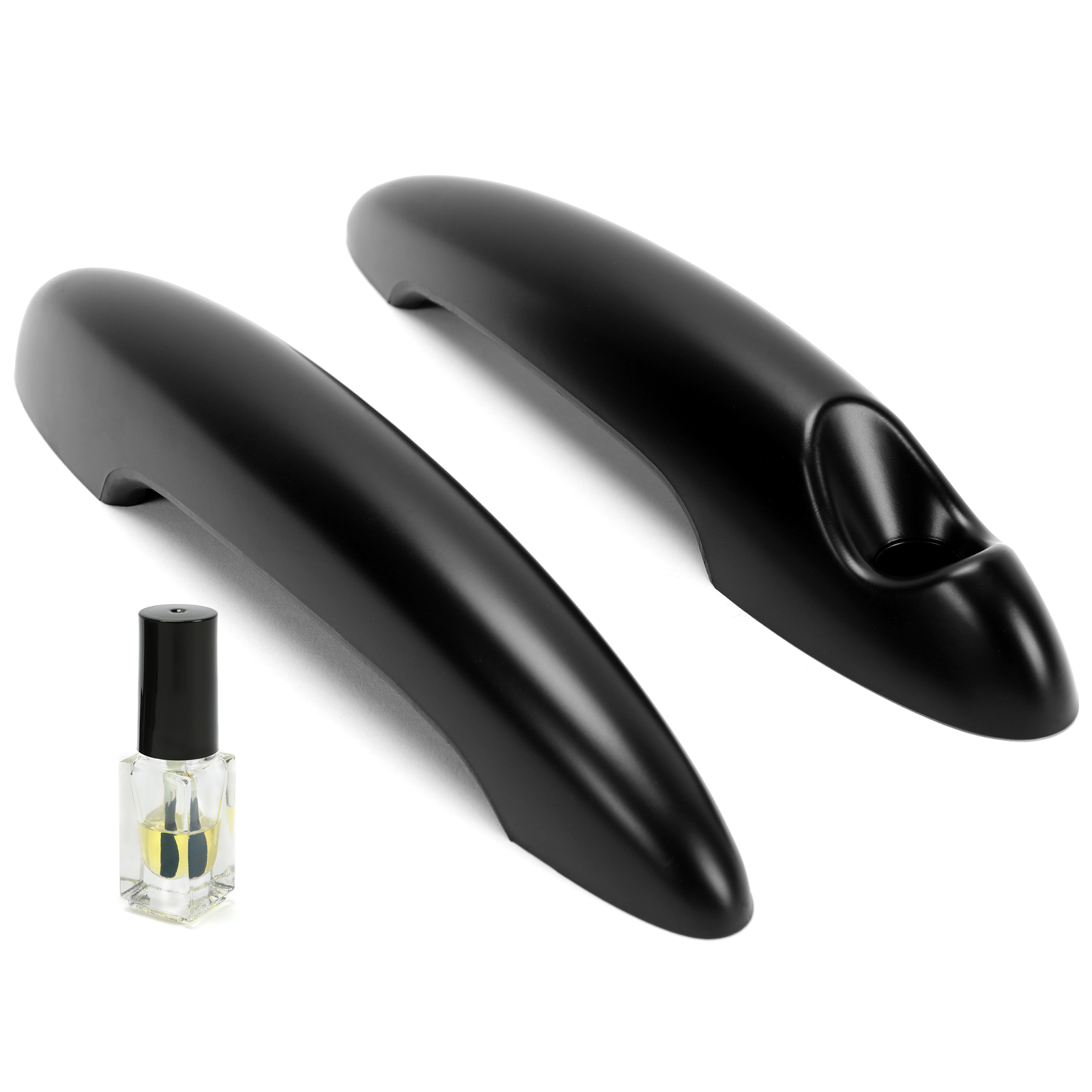 Pair Door Handle Covers Matt Black For MINI Cooper S R50 R52 R53 R55 R56 01-16