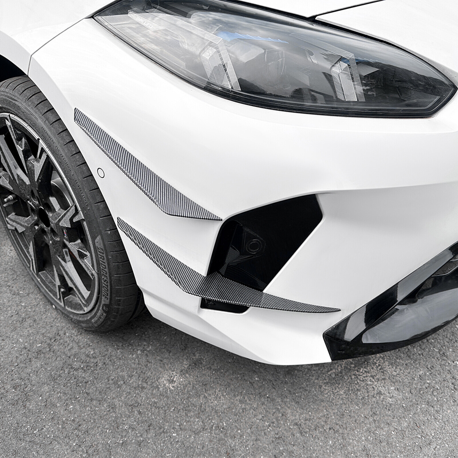 For BMW F70 F74 M Sport 2024-2025 Front Bumper Side Vent Trim