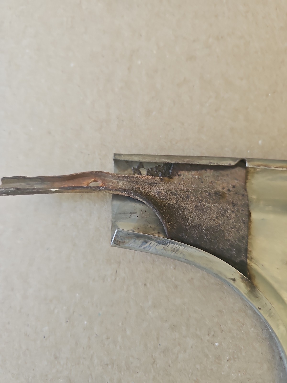 1956 – 57 Chevy Windshield Corner Molding Right & Left Belair 210 150 OEM