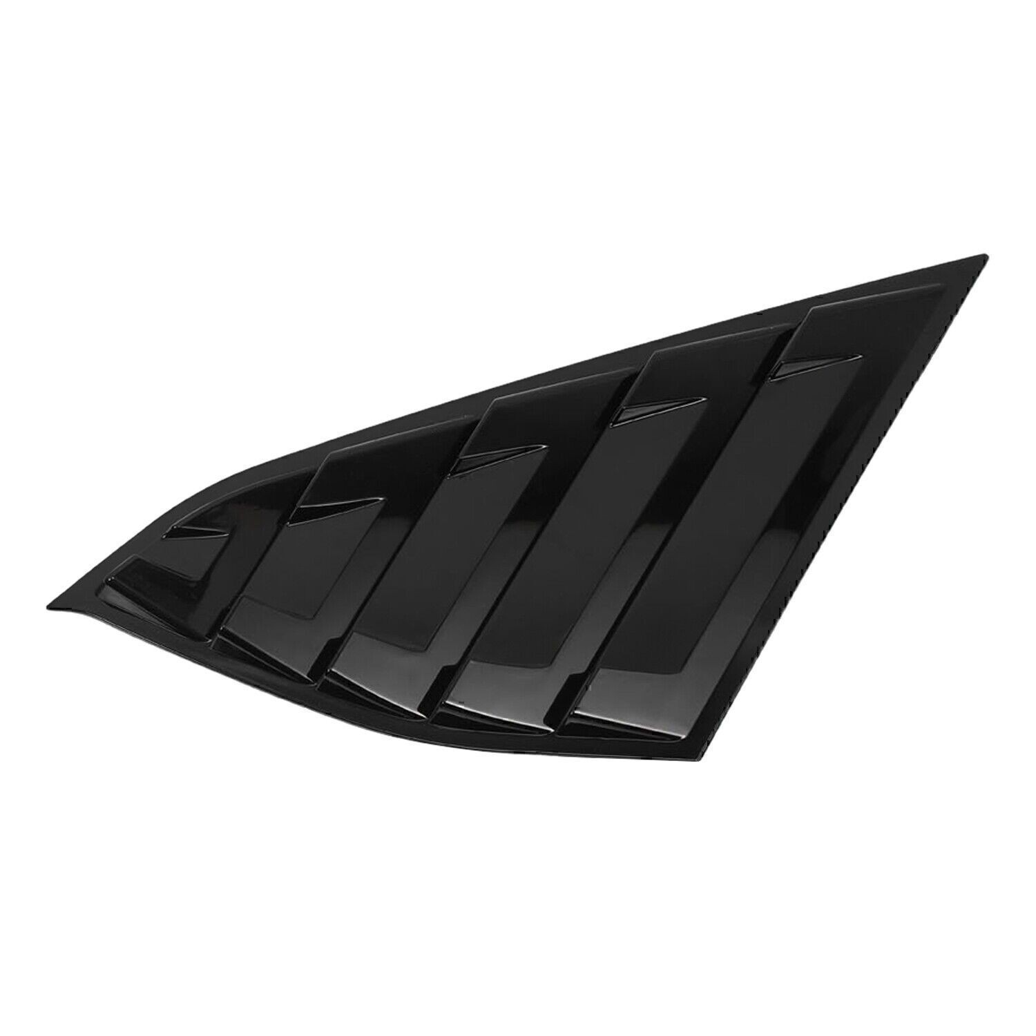 For Honda Accord 2018 2019-22 Side Vent Window Quarter Louver Cover Glossy Black