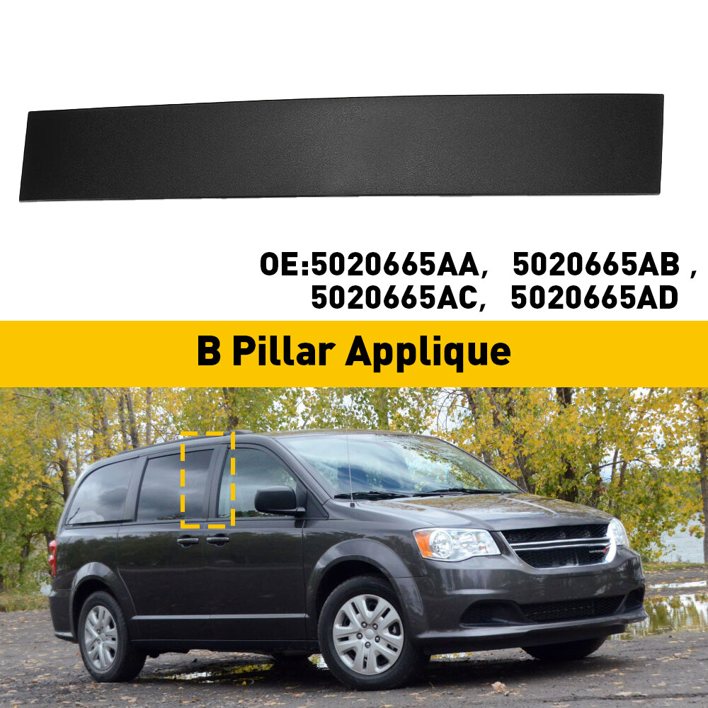 Right Side Door B Pillar Front Applique For 2008-2016 Chrysler Town & Country