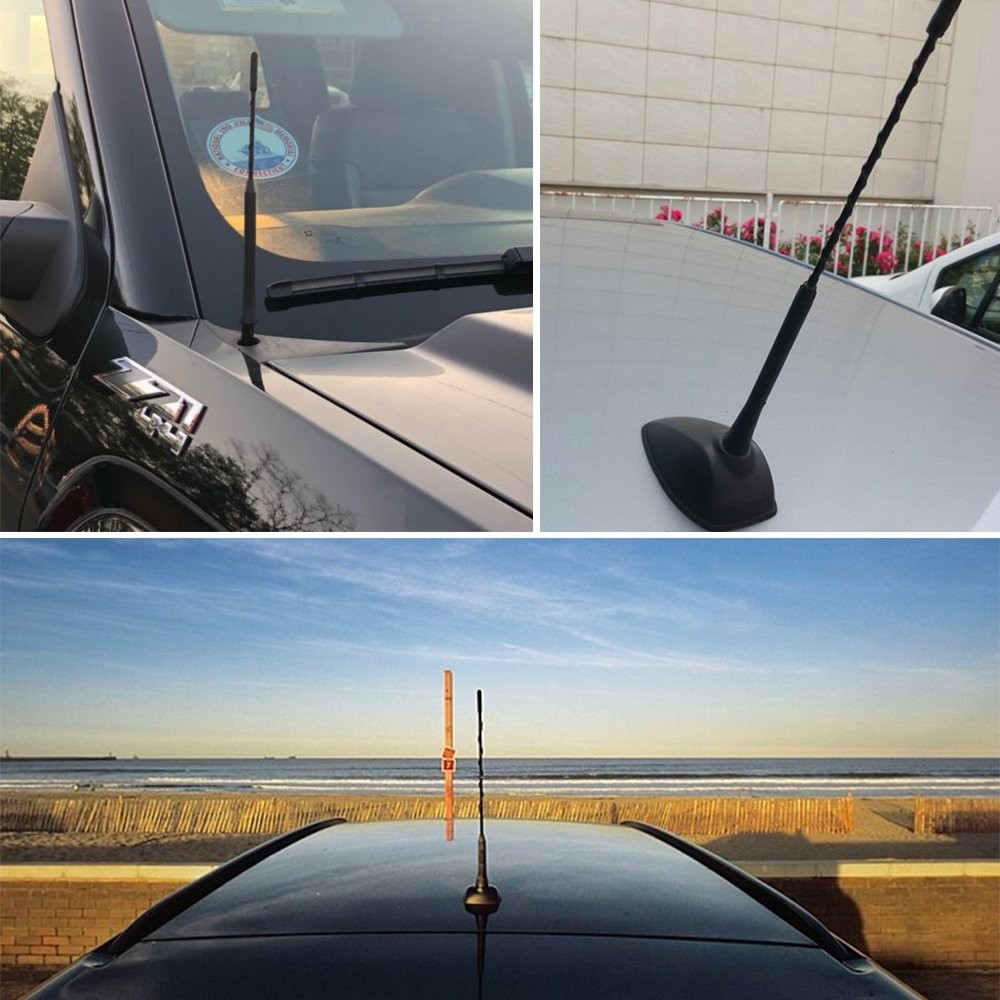 9inch Antenna Black Mast Power Electronic Radio Stereo AM/FM for Toyota 1-10PCS