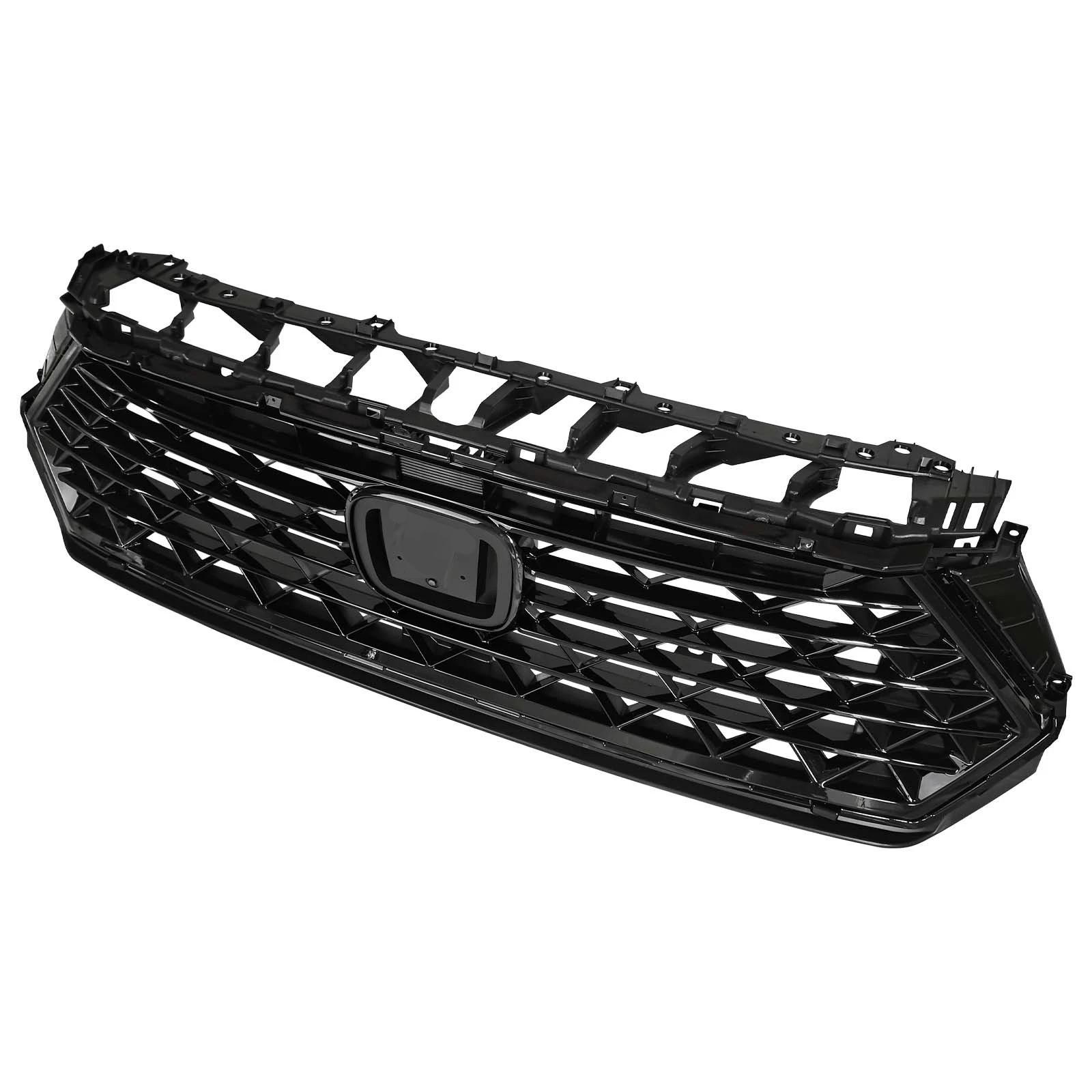 For 2023-2024 Honda Accord 71200-30A-A01 Front Bumper Upper Grille Grill Black