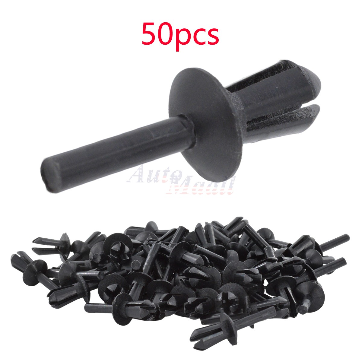 50Pcs For BMW 51161881149 Fender Liner Trim Clip Push-Type Expanding Rivet Clips
