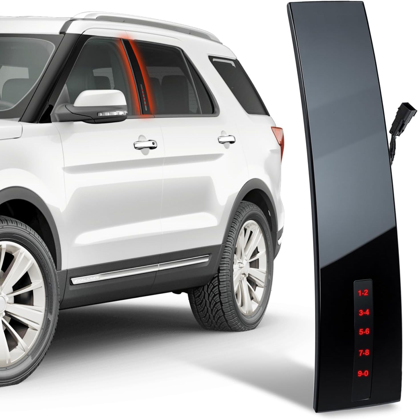 New Door Entry Keypad Pillar Molding Trim Left Side For 2011-2019 Ford Explorer