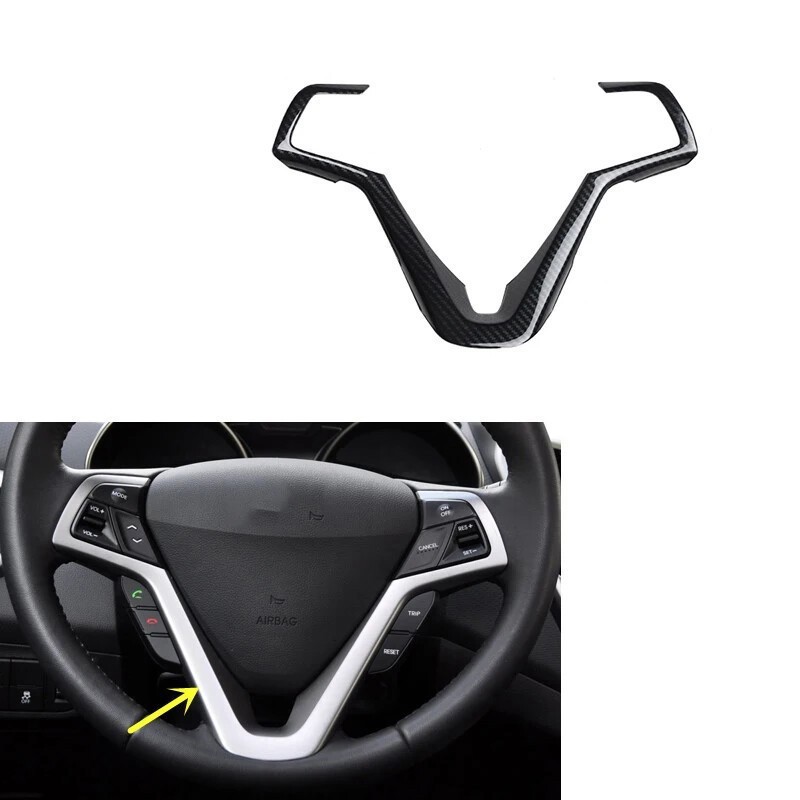 For Hyundai Veloster 2011-2016 RHD ABS Carbon Fiber Accessories Interior Sticker