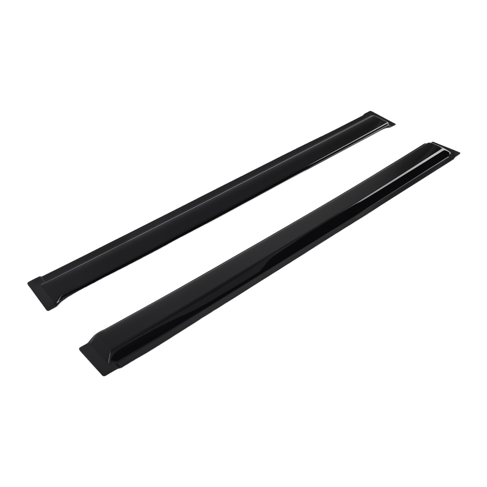 Rain Guards Wind Deflectors for Dodge Grand Caravan 2008-2020 Black 2.5mm