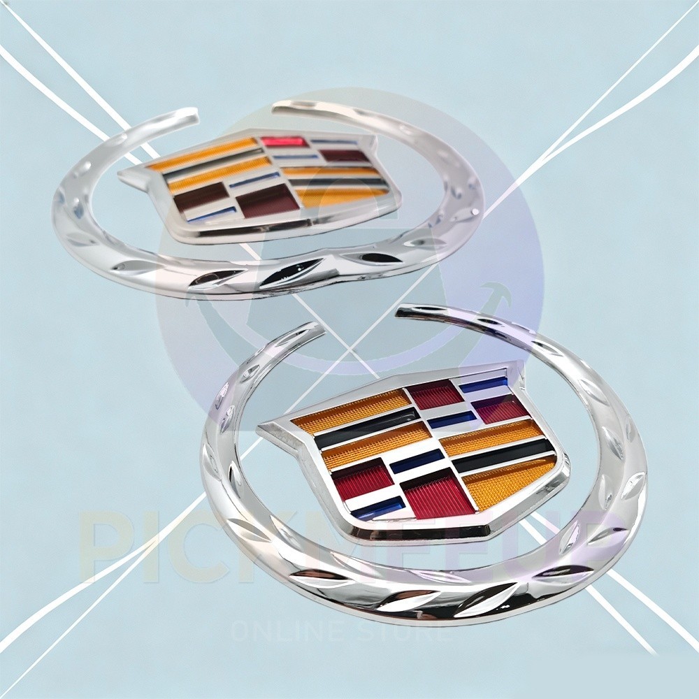 Chrome Front Grille Rear Trunk Lid Emblem for XTS CTS Escalade Symbol Ornament