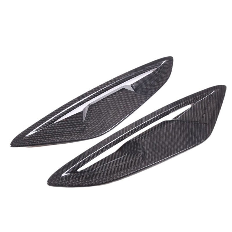 Real Carbon Fiber Front Fender Vent Cover For Bmw 840i M850i G14 G15 G16 19-22