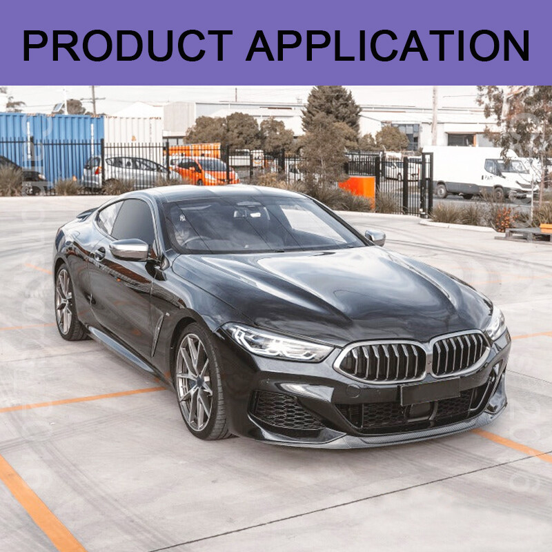 For BMW G14 G15 G16 M850i 840i 18-24 Real Carbon Fiber Front Bumper Lip Spoiler