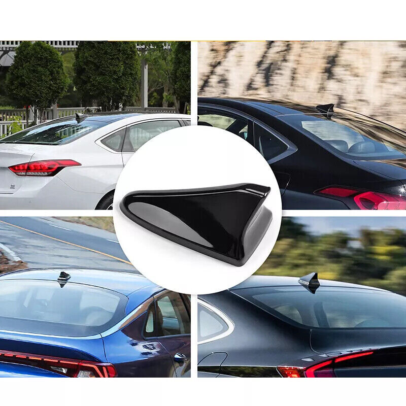 For Genesis Sedan G80 / Coupe Gloss Black Shark Fin Antenna AM/FM Aerial Cover