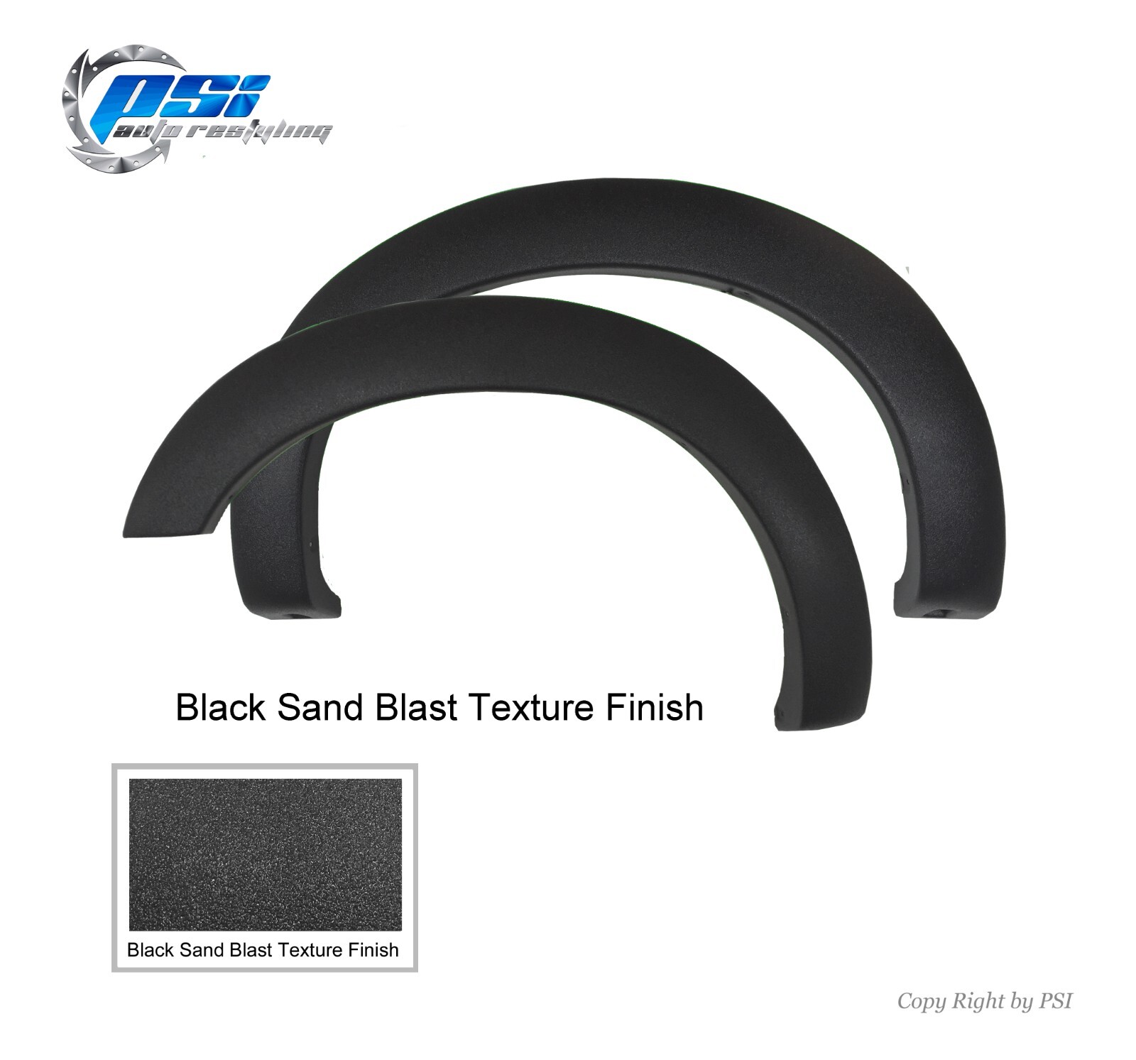 OE Style Fender Flares Fits Ford F-250, F-350 Super Duty 11-16 Textured Finish