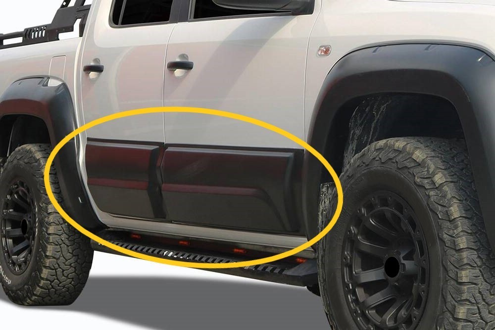 Side Door Protector ABS Moulding Trim For AMAROK 2010-2021 4 PCS