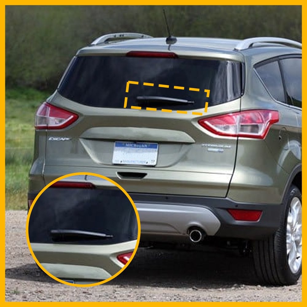 Rear Window Windshield Wiper Arm & Blade Set For 2013-2017 Ford Escape 1-5Set