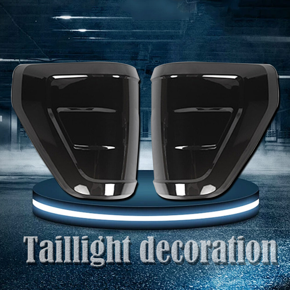 New Rear Taillight Lamp Accessories Guards Cover Trim For Ford F150 2021+ Smoked