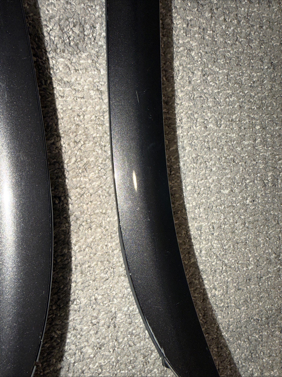 2009-2014 Acura TSX Front LEFT / RIGHT Windshield Edge Trim Molding Set Gray OEM