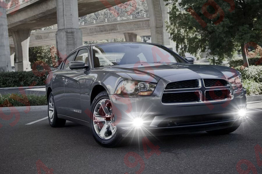 For DODGE Charger 2010 2011 2012 2013 2014 – 2PC 6000K White LED Fog Light Bulbs