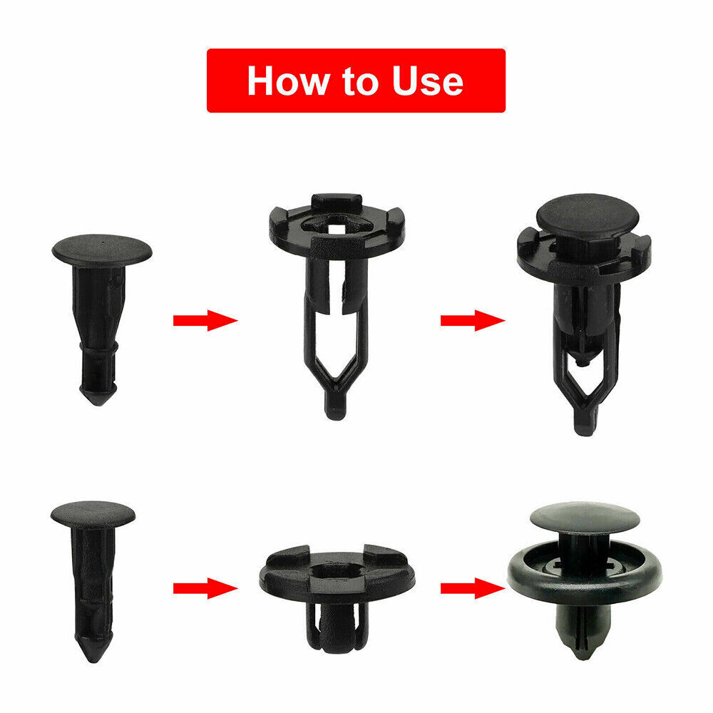 100 For TOYOTA Tundra Bumper Trim Panel Clip Push Rivet Inner Wheelarch Retainer
