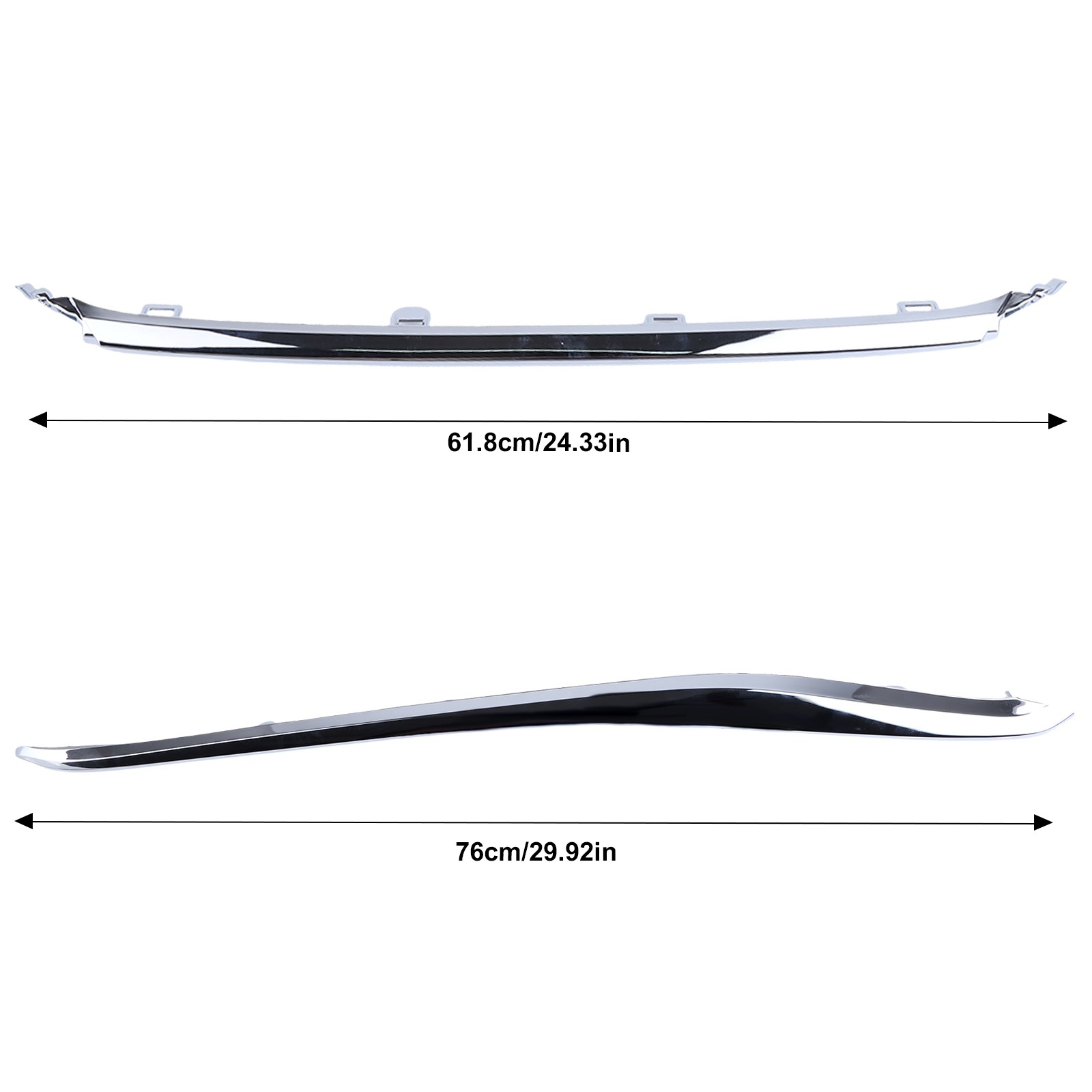 3PCS Grille Trim Set For Toyota Venza 2021-2024 5312348070 5312448080 5312148210