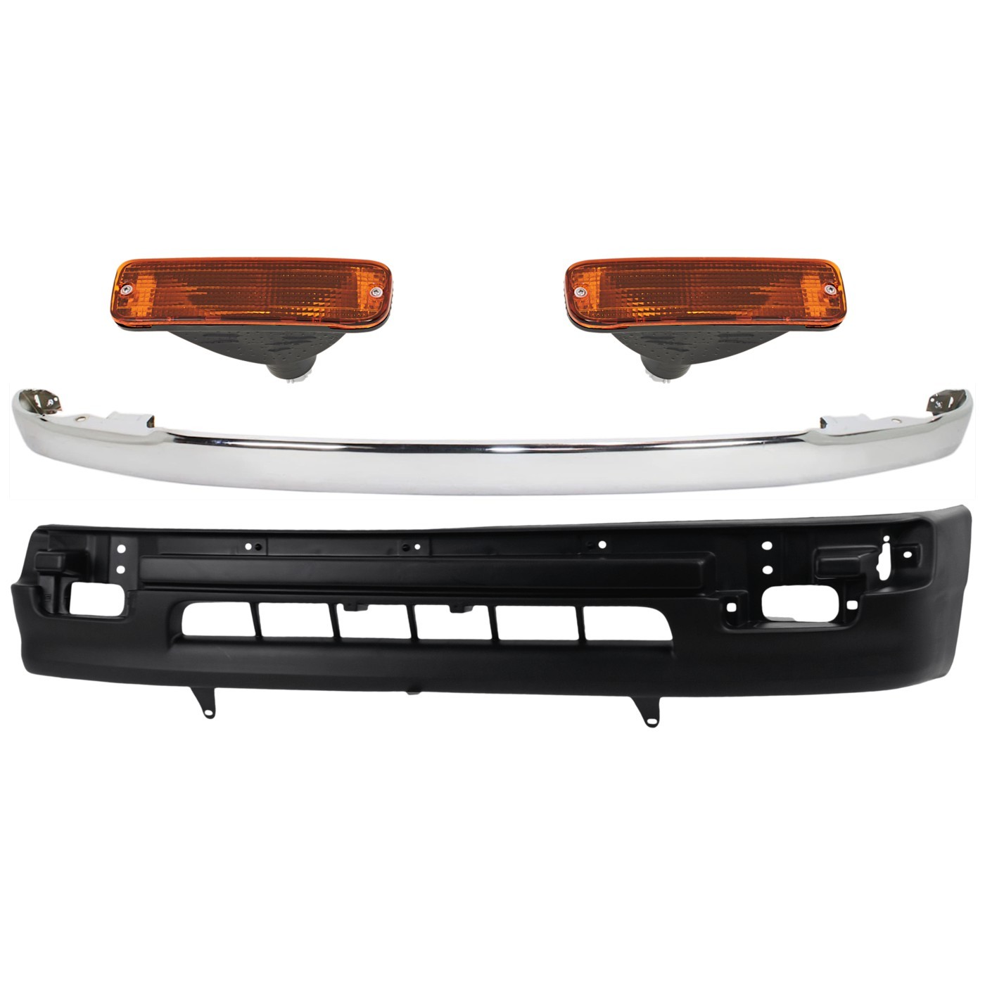 Bumper Face Bar Trim Molding Step Pad Front for Toyota Tacoma 1998-2000