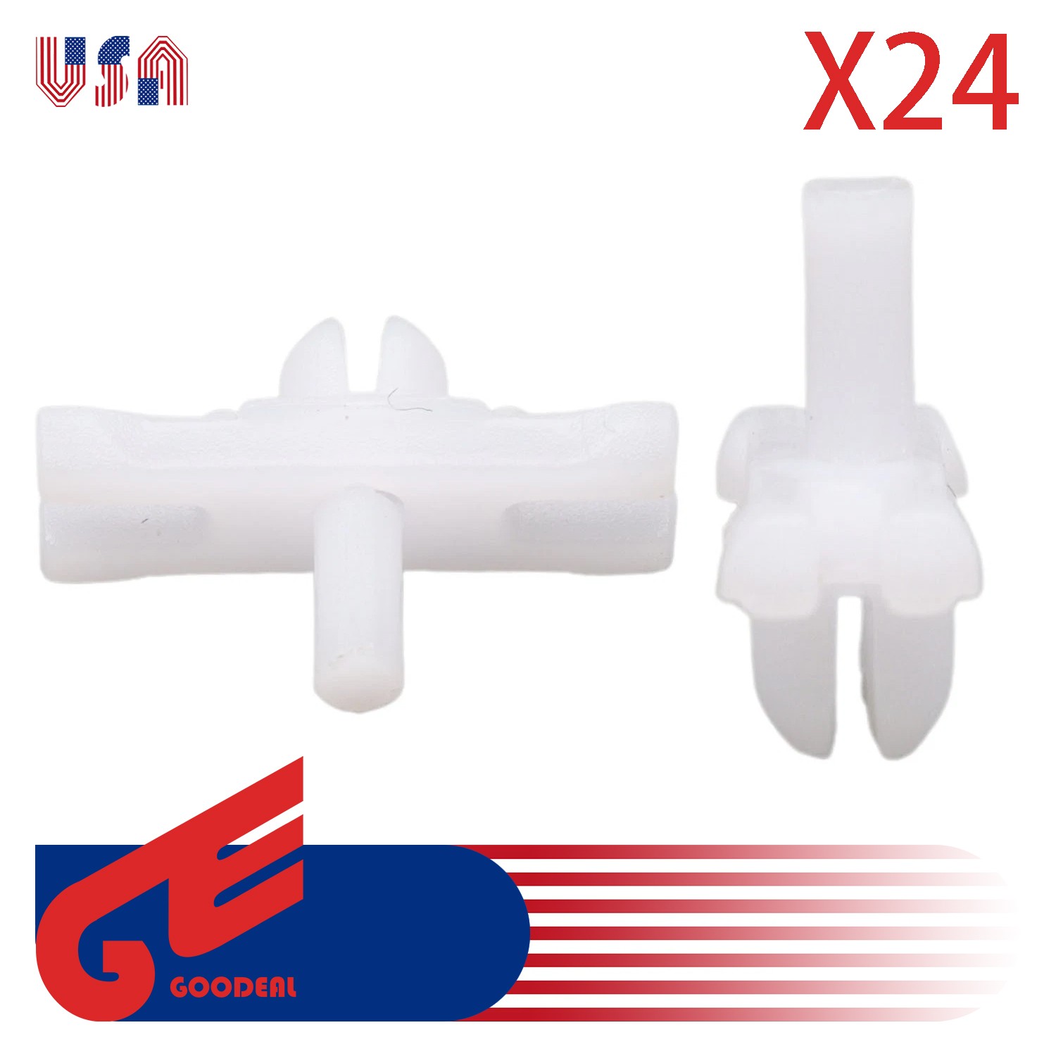 Moulding Clip Set of 24 for 1990-1993 Volkswagen Cabriolet 1.8L 1781CC 155853585