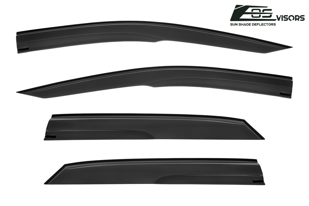EOS Visors For 17-Up Mazda CX-5 JDM MUGEN Style Side Window Vents Rain Guards