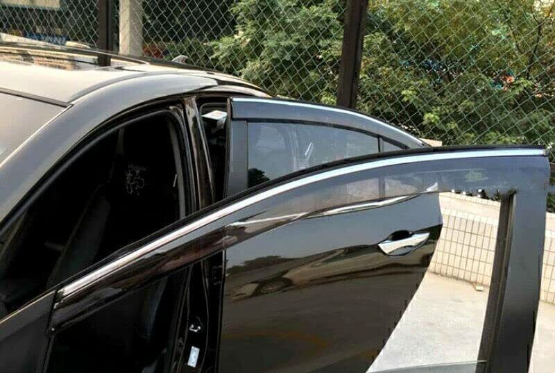 For 2013-2017 Honda Accord Sedan Smoke Window Visor Vent Rain Guards Deflector