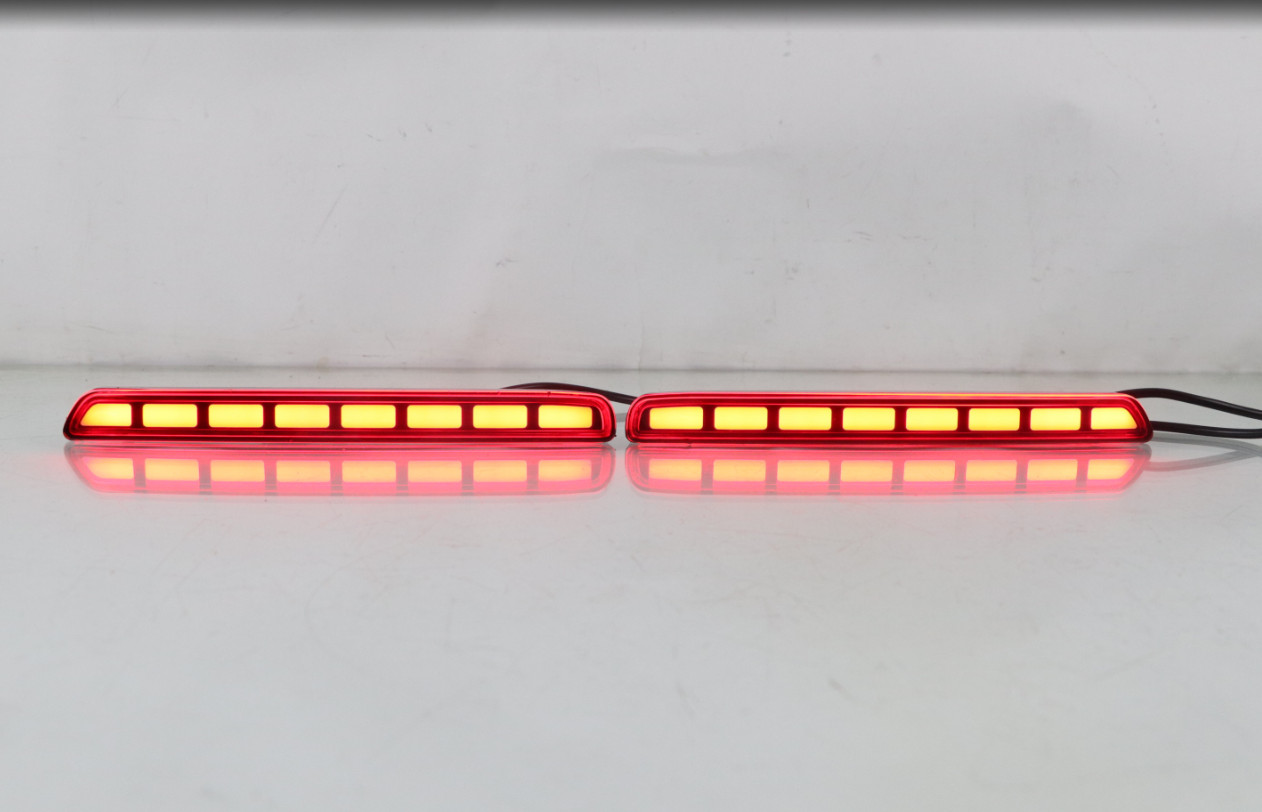 For Honda CR-V CRV 2023-2026 Square LED Rear Fog Light Tail Bumper Light Sets 2p