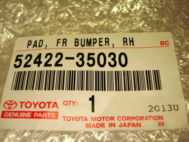 Toyota FJ Cruiser Right Front Bumper End Cap Genuine OE OEM