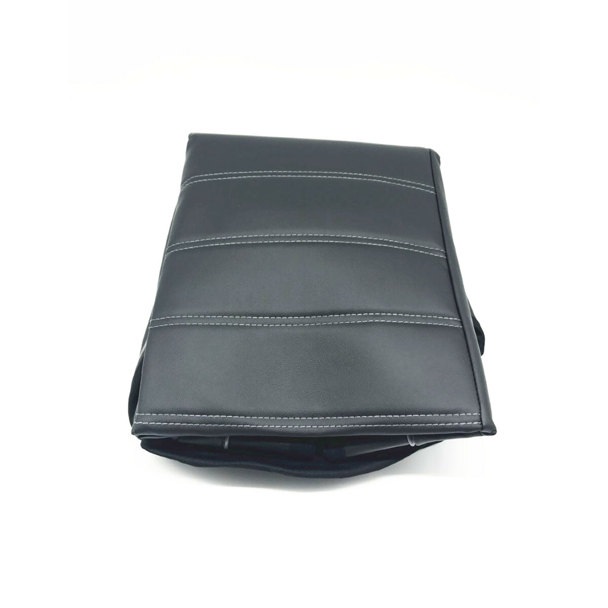 PU Leather Car Seat Covers Protector Cushion Black/Gray Front Cover Universal x2