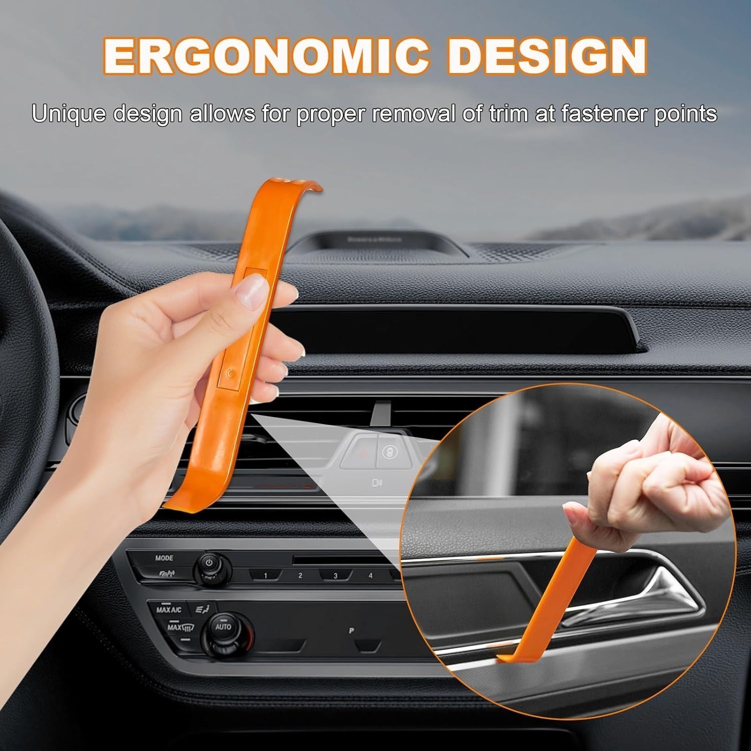 4Pcs Car Installation Tool Removal Plastic Pry Tool Kit Set Door Clip Panel Trim
