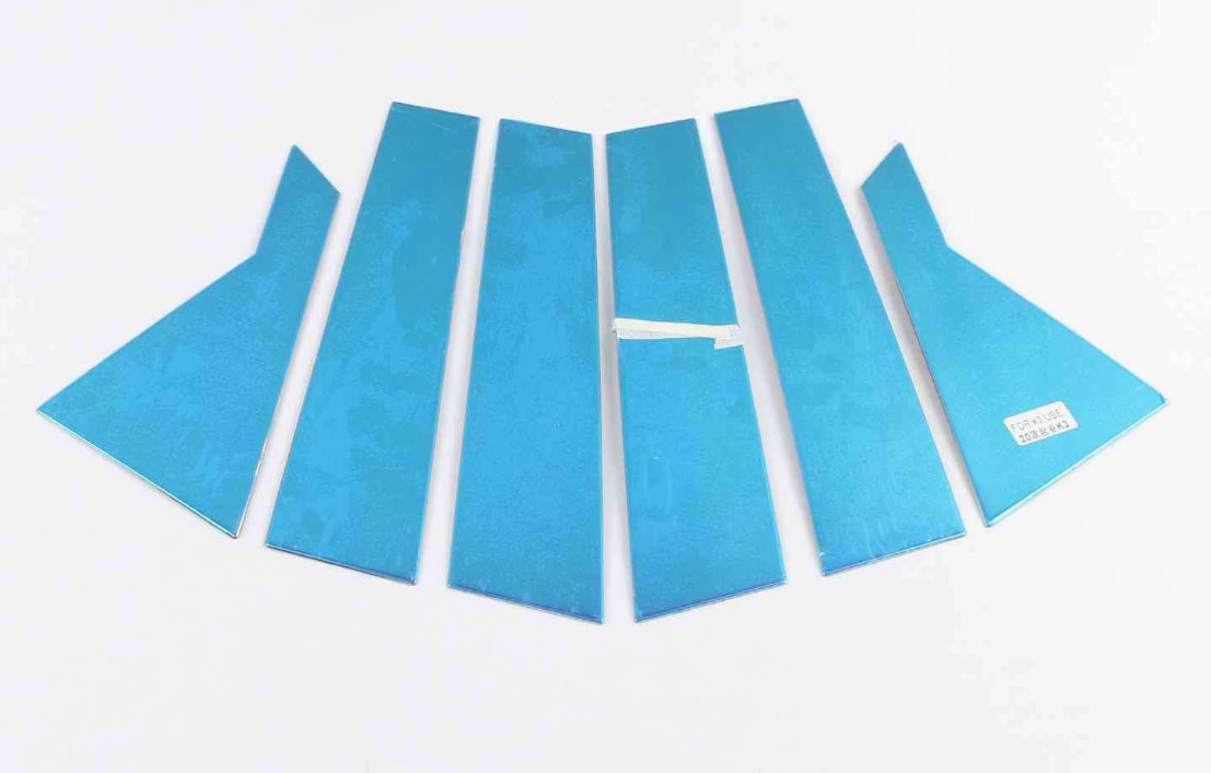 Fit Kia Fitte K3 2019-2023 chrome steel window strip door sill trim 16PCS